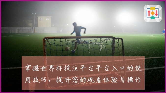 掌握世界杯投注平台平台入口的使用技巧,提升您的观看体验与操作便捷性